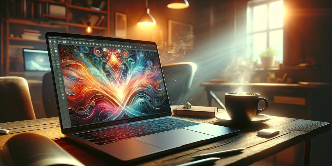 A digital illustration for a blog post about Stable Diffusion image generation options within Zimmerwriter